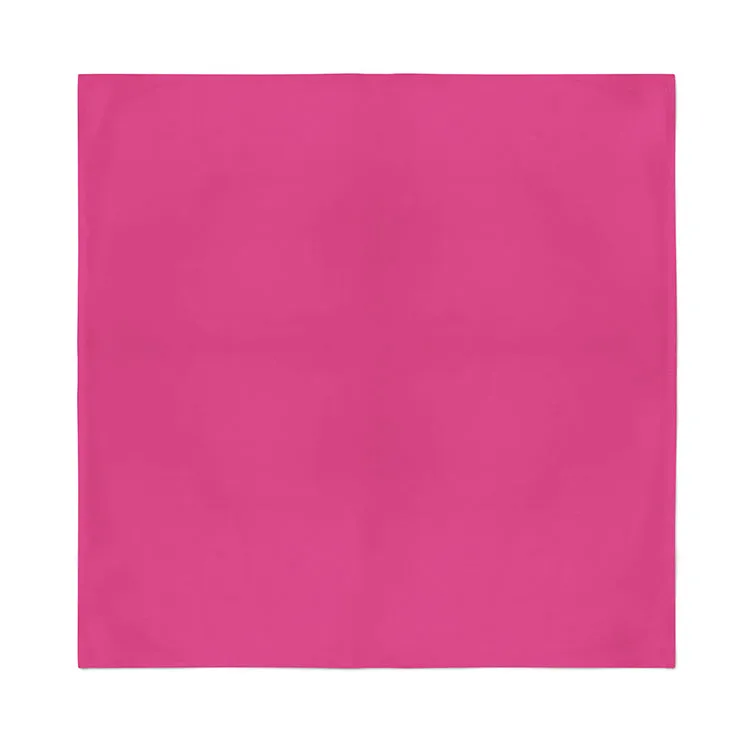 100 Pack Cotton Solid Bandanas - Fast FREE Shipping