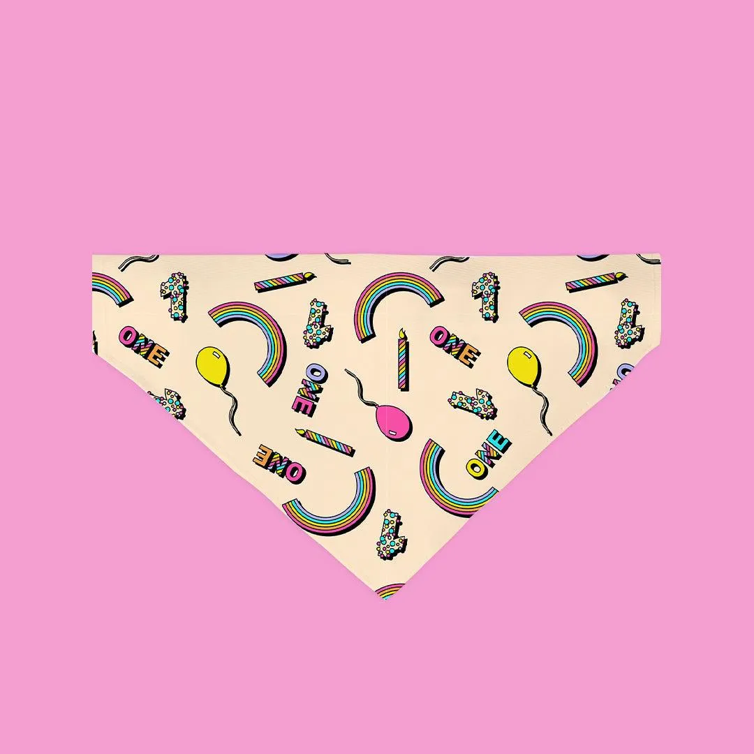 1st Birthday Bandana by Dope Dog Co