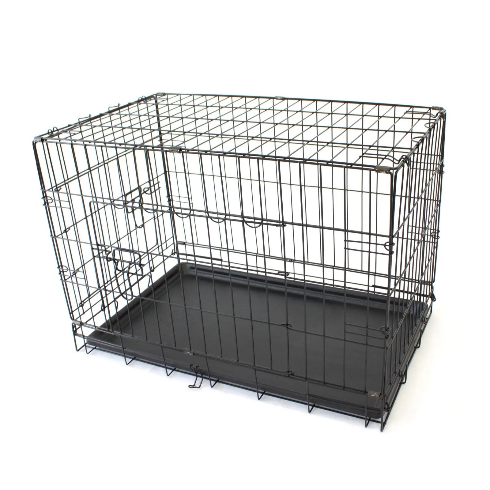30" Medium Pet Cage Crate Kennel House Training Puppy Dog Cat Rabbit