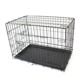 30" Medium Pet Cage Crate Kennel House Training Puppy Dog Cat Rabbit