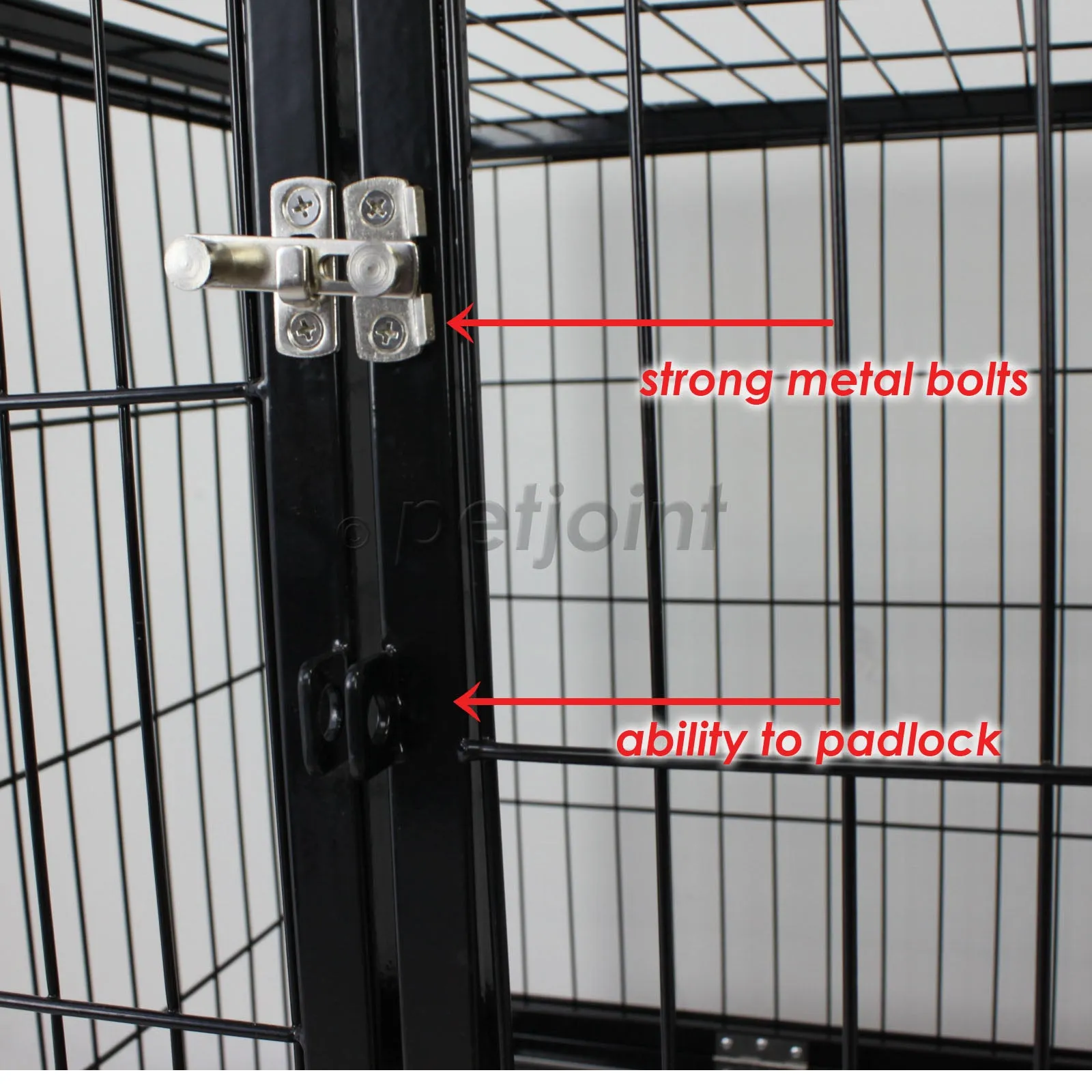 42" XL Heavy Duty Metal Pet Cage Crate Kennel Puppy Dog Cat Rabbit Pen