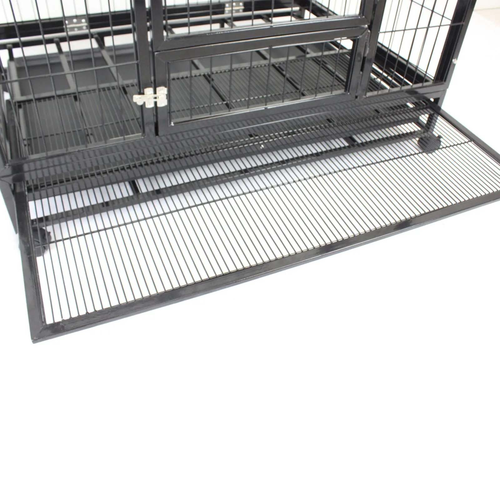 42" XL Heavy Duty Metal Pet Cage Crate Kennel Puppy Dog Cat Rabbit Pen