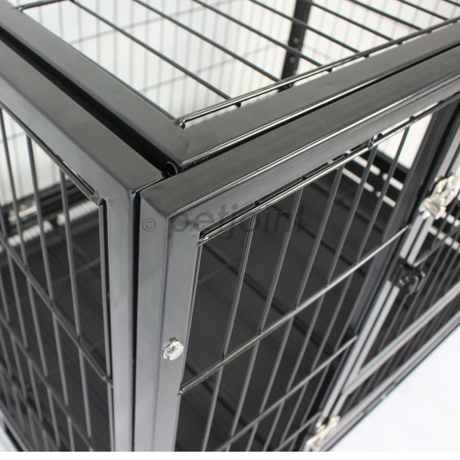 42" XL Heavy Duty Metal Pet Cage Crate Kennel Puppy Dog Cat Rabbit Pen