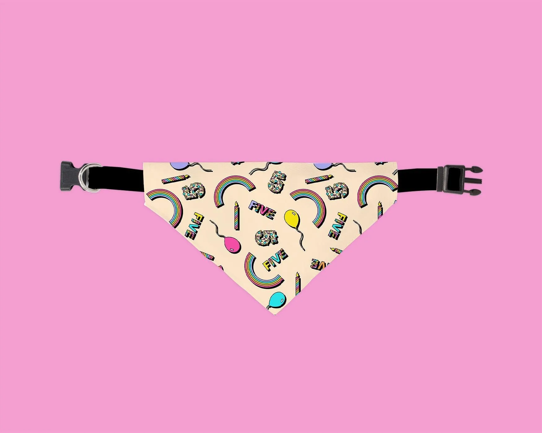 5th Birthday Bandana by Dope Dog Co