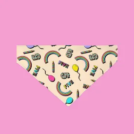 5th Birthday Bandana by Dope Dog Co
