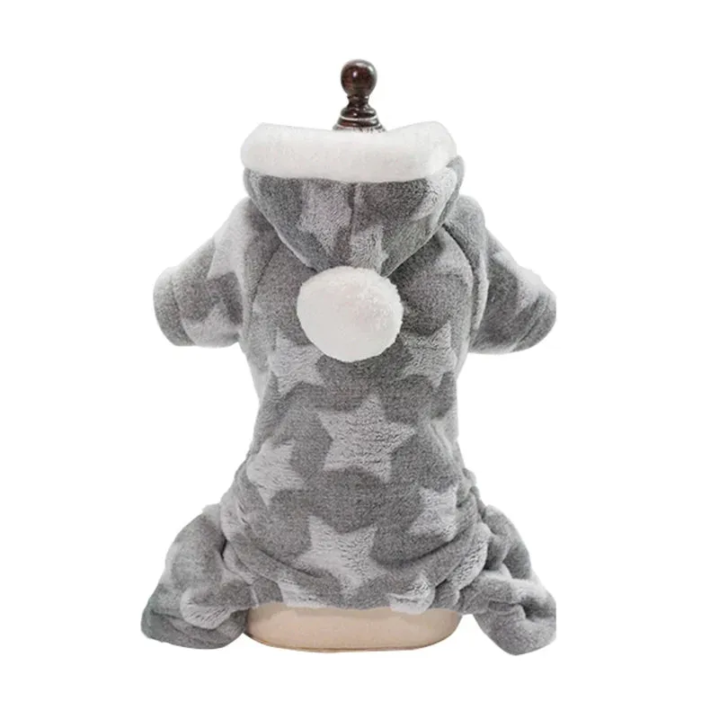 Autumn Winter Warm Pet Cat Costume | Soft Fleece Dog & Cat Clothes Pullover | Kedi Katten Mastomas Clothing