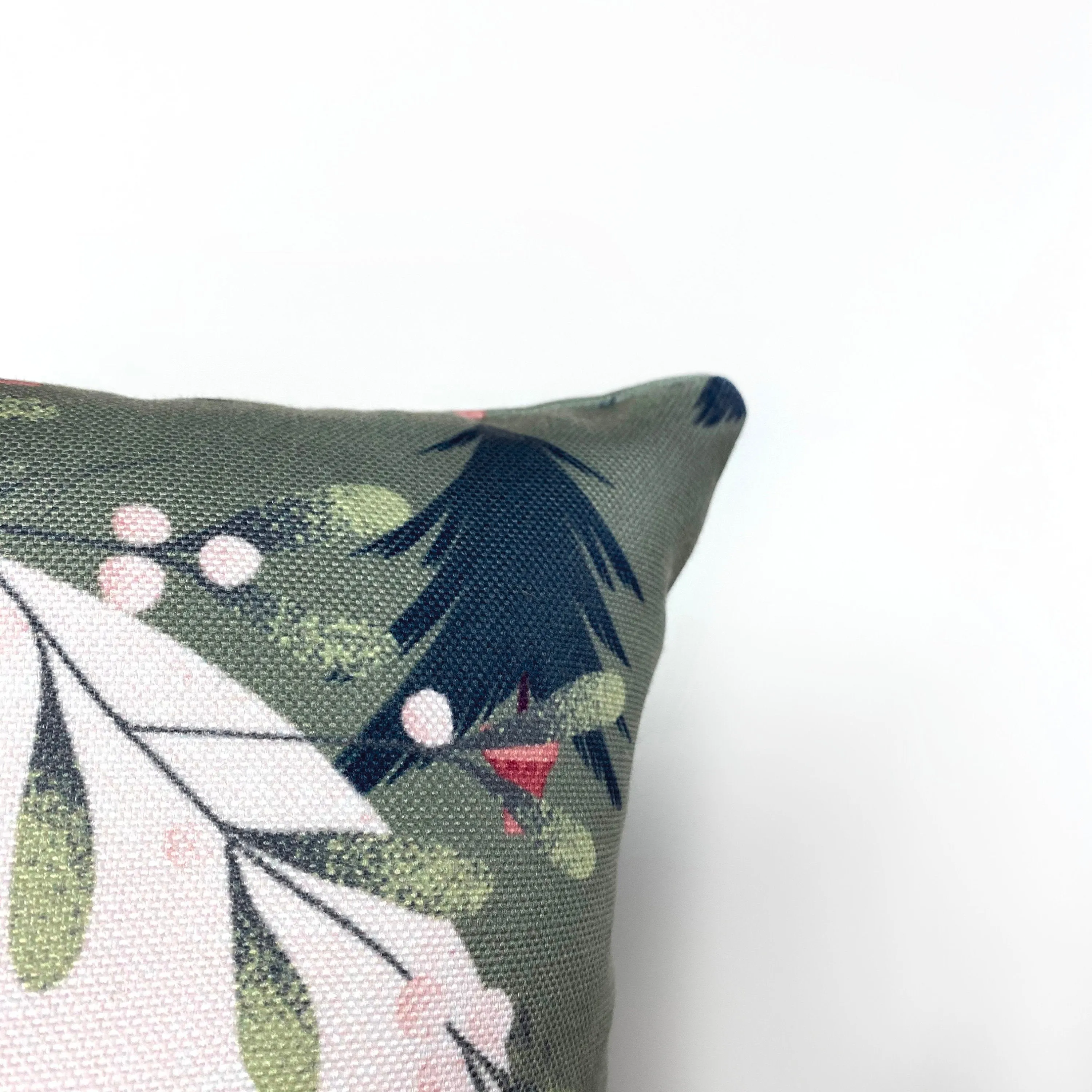 Beige Merry Christmas | Throw Pillow Cover | Christmas tree |