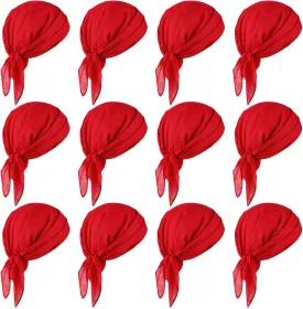 Bencailor 12 Pcs Halloween Pirate Bandana -handkerchiefs Bandana Headband, Pirate Theme Party Halloween Party Favor Supplies