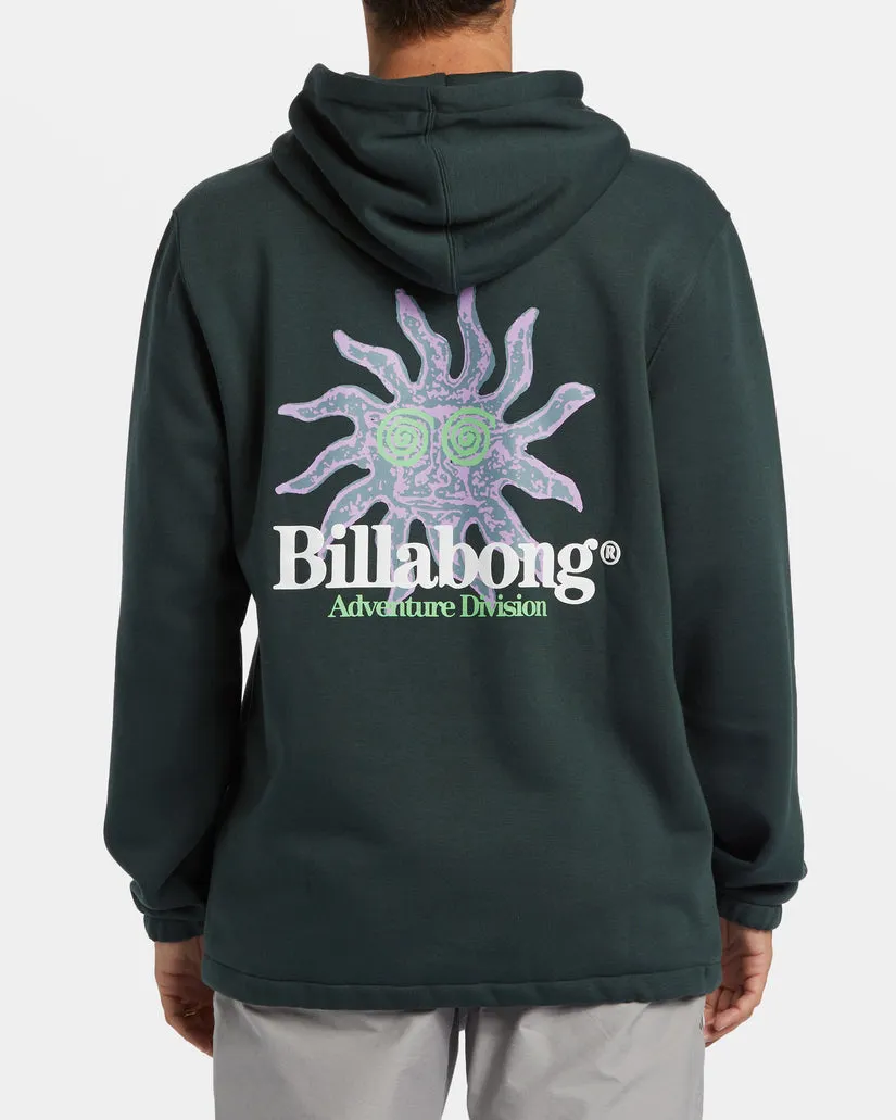 Billabong Compass Pullover Sweatshirt-Forest Green