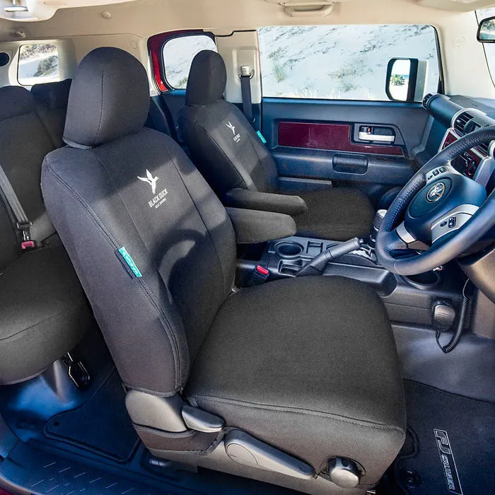 Black Duck Canvas Black Seat Covers Komatsu Graders