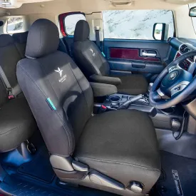 Black Duck Canvas Black Seat Covers Komatsu Graders