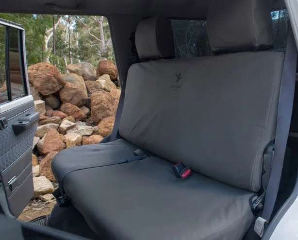 Black Duck Canvas Seat Covers Yanmar Mini Excavators Grey