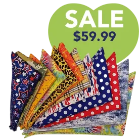 Casual Bandanas - 60 Assorted Sizes and Patterns by Bandanas Unlimited