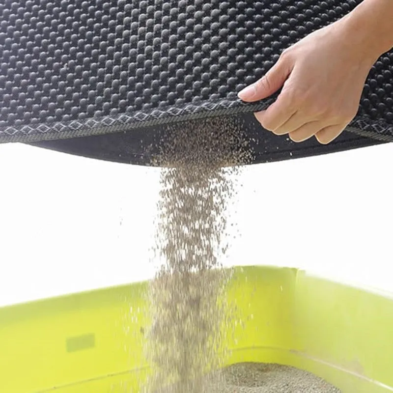 Cat Litter Locker Mat - Waterproof Pet Litter Traping Mat