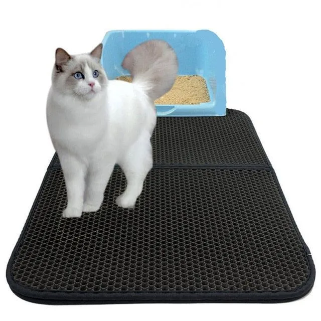 Cat Litter Locker Mat - Waterproof Pet Litter Traping Mat