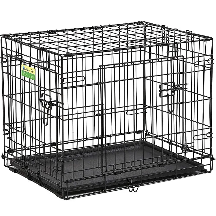 Contour Double Door Wire Dog Crate, Assorted Sizes