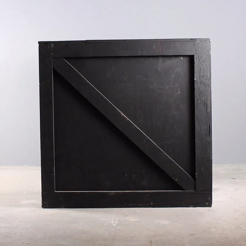 Crate black 37 x 37 x 37