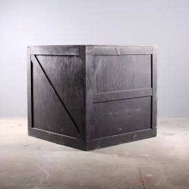 Crate black 37 x 37 x 37