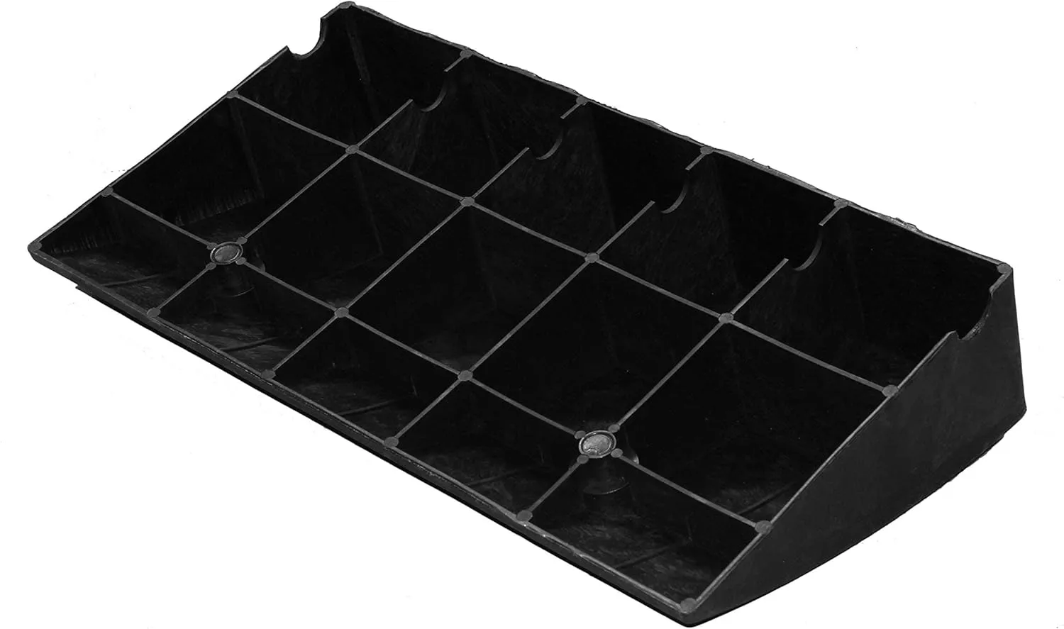 Curb Ramp Portable Lightweight Heavy Duty Plastic Threshold Ramp for Driveway, Loading Dock, Sidewalk, Car, Scooter, Bike, Motorcycle