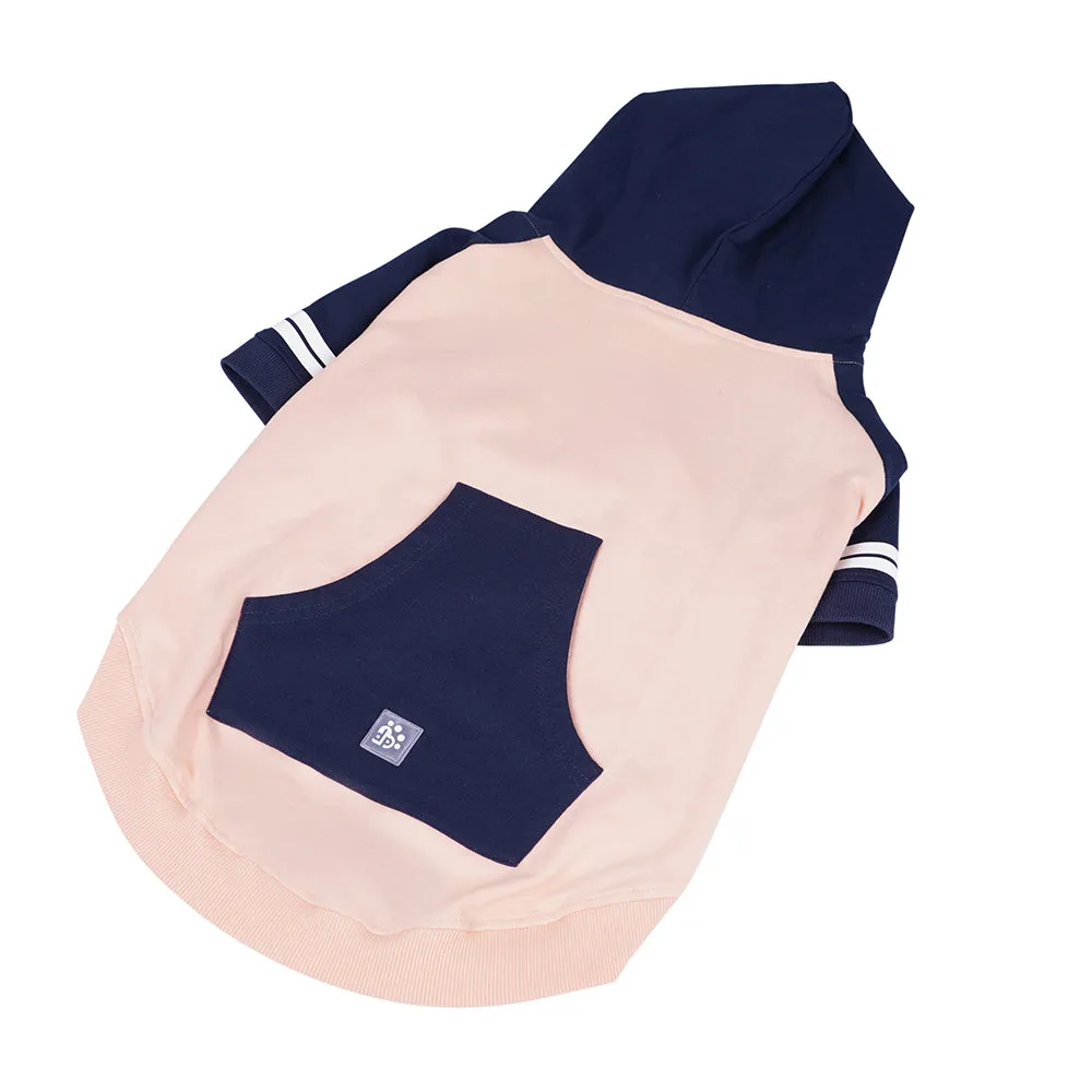 Dear Pet Peach & Blue with Stripes Sweatshirts for Dogs