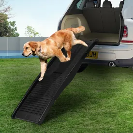 Dog Ramp Pet Car Suv Travel Stair Step Foldable Portable Lightweight Ladder - Black