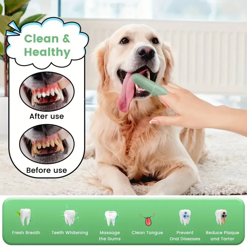 Dog Toothbrush - Finger Cleaner - Dental Care