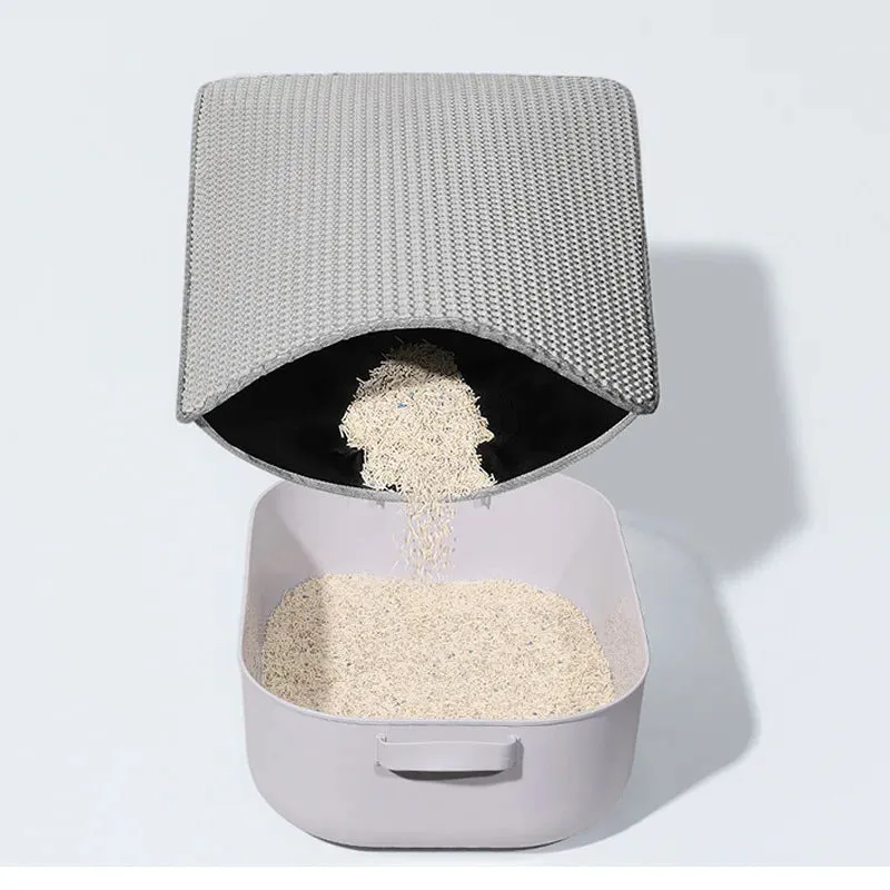 Double Layer Non-Slip Waterproof Cat Litter Mat
