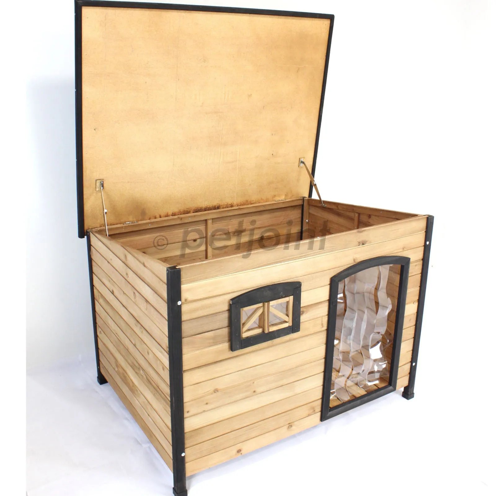 Extra Large XL Wooden Pet Dog Kennel House - Indoor Outdoor
