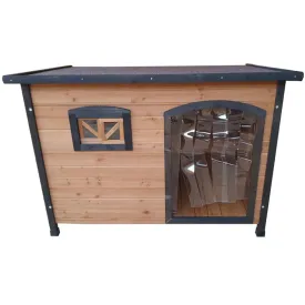 Extra Large XL Wooden Pet Dog Kennel House - Indoor Outdoor