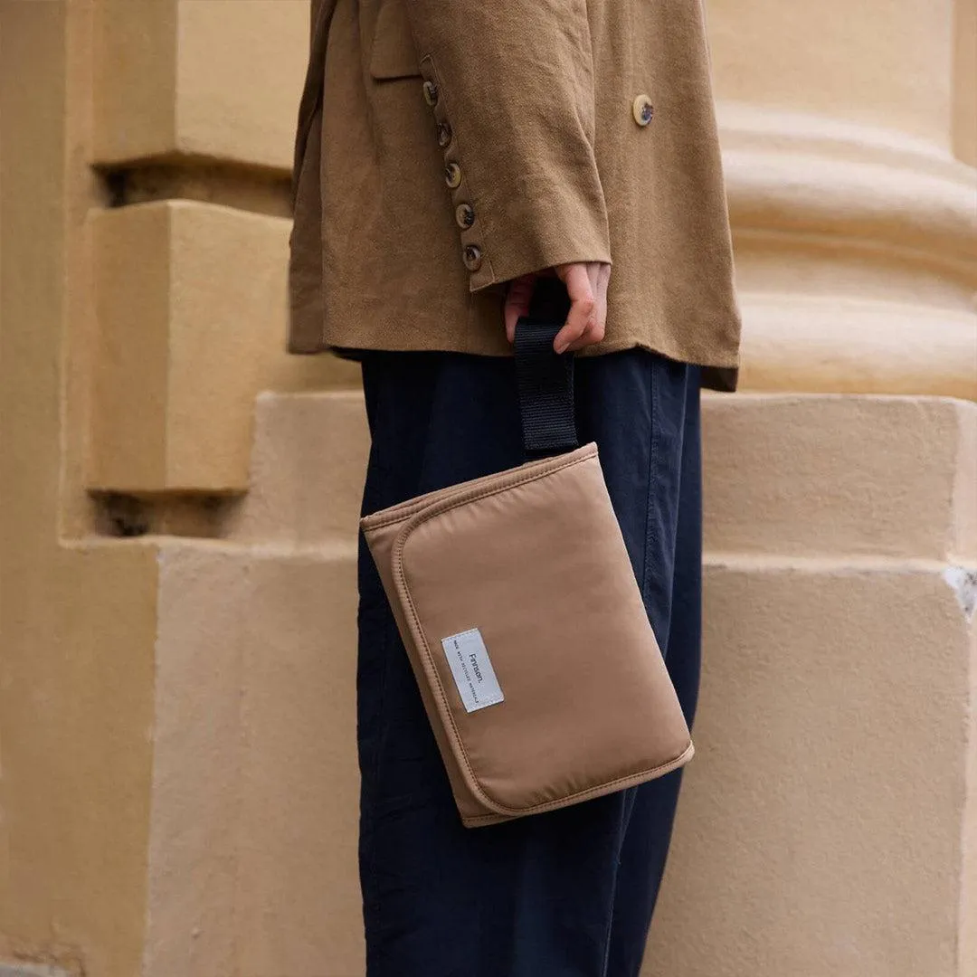 Finnson Maggie Eco Travel Changing Mat - Camel