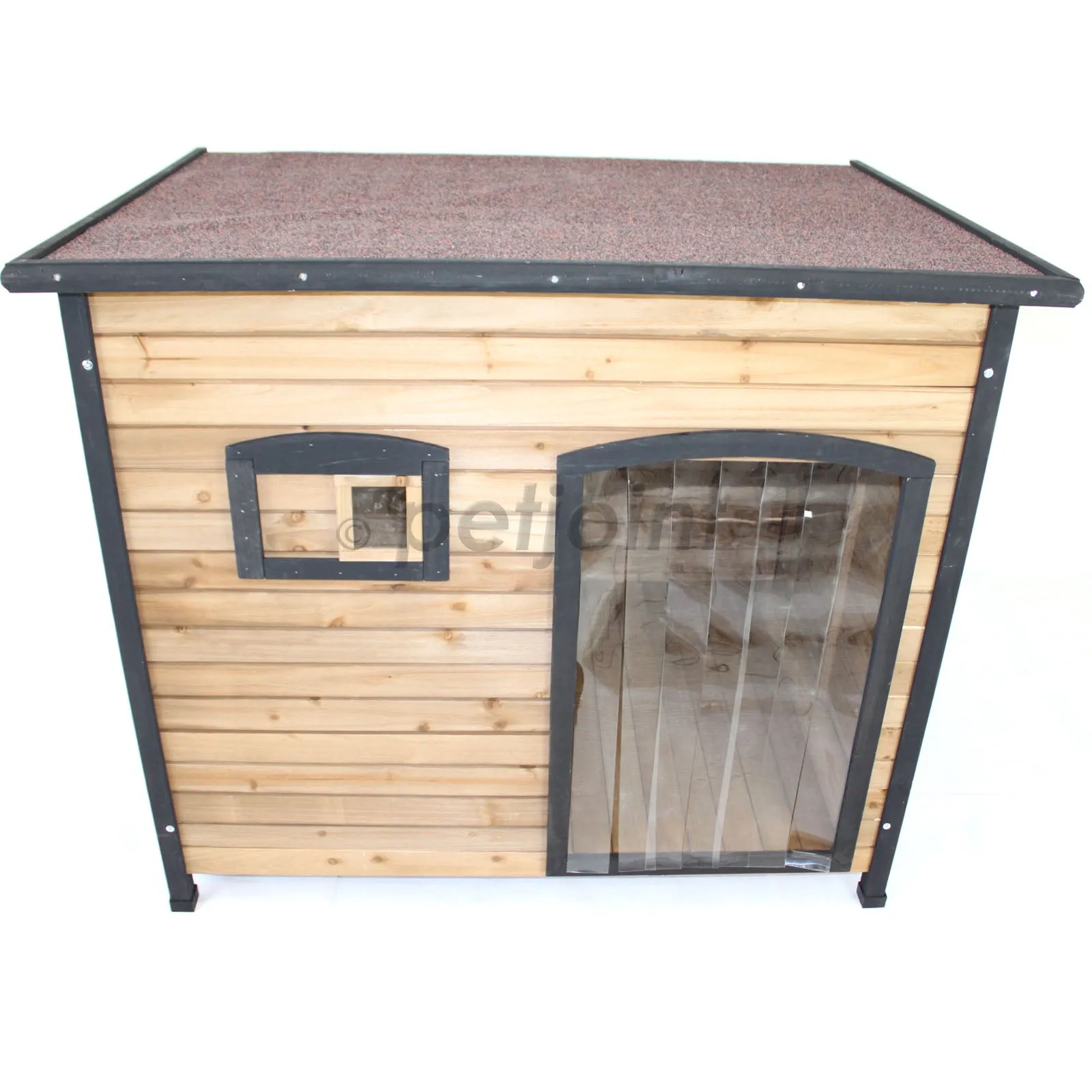 Flat Roof XXL Wooden Dog Kennel Large Greyhound German Shepherd House