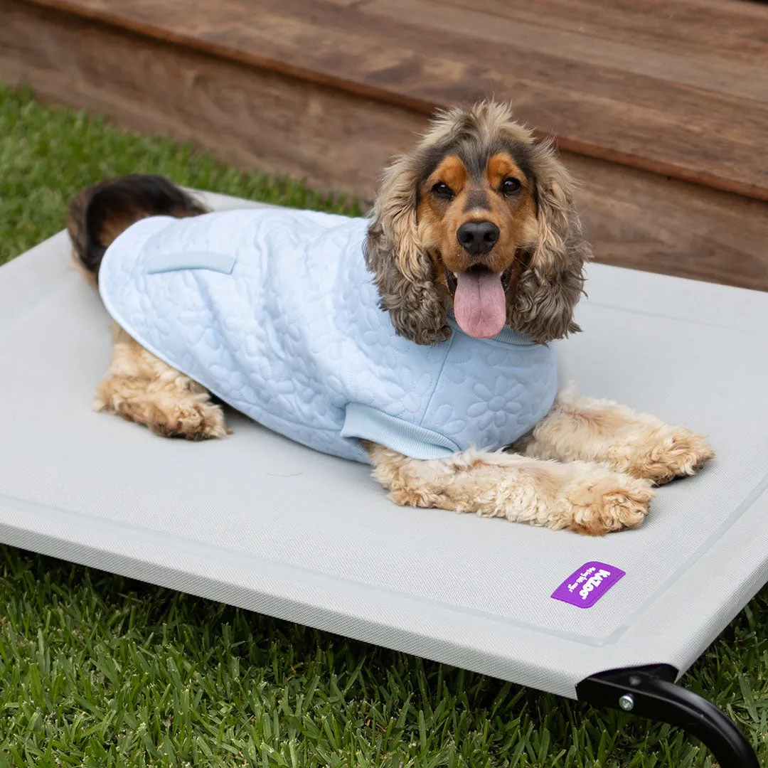 Flower Dog Jacket - Blue