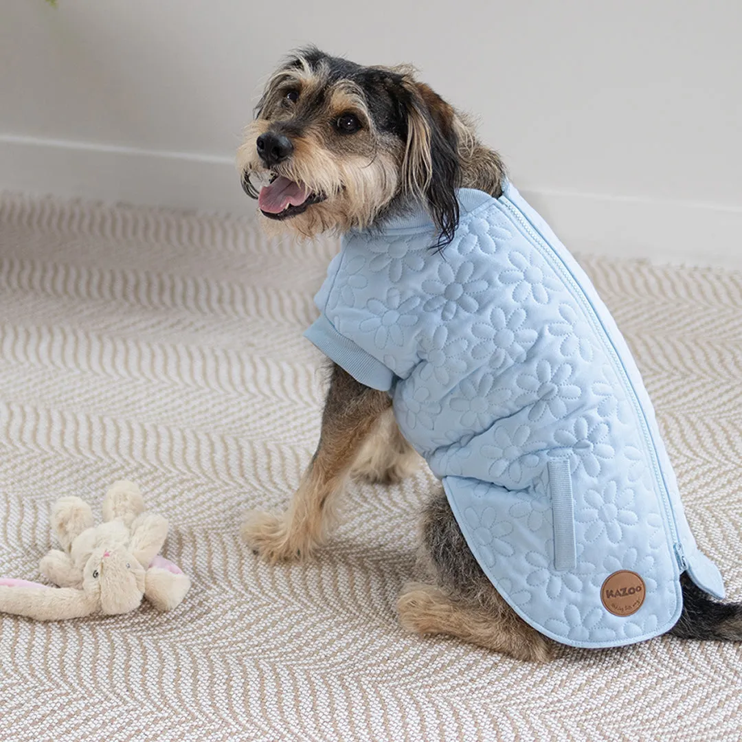 Flower Dog Jacket - Blue