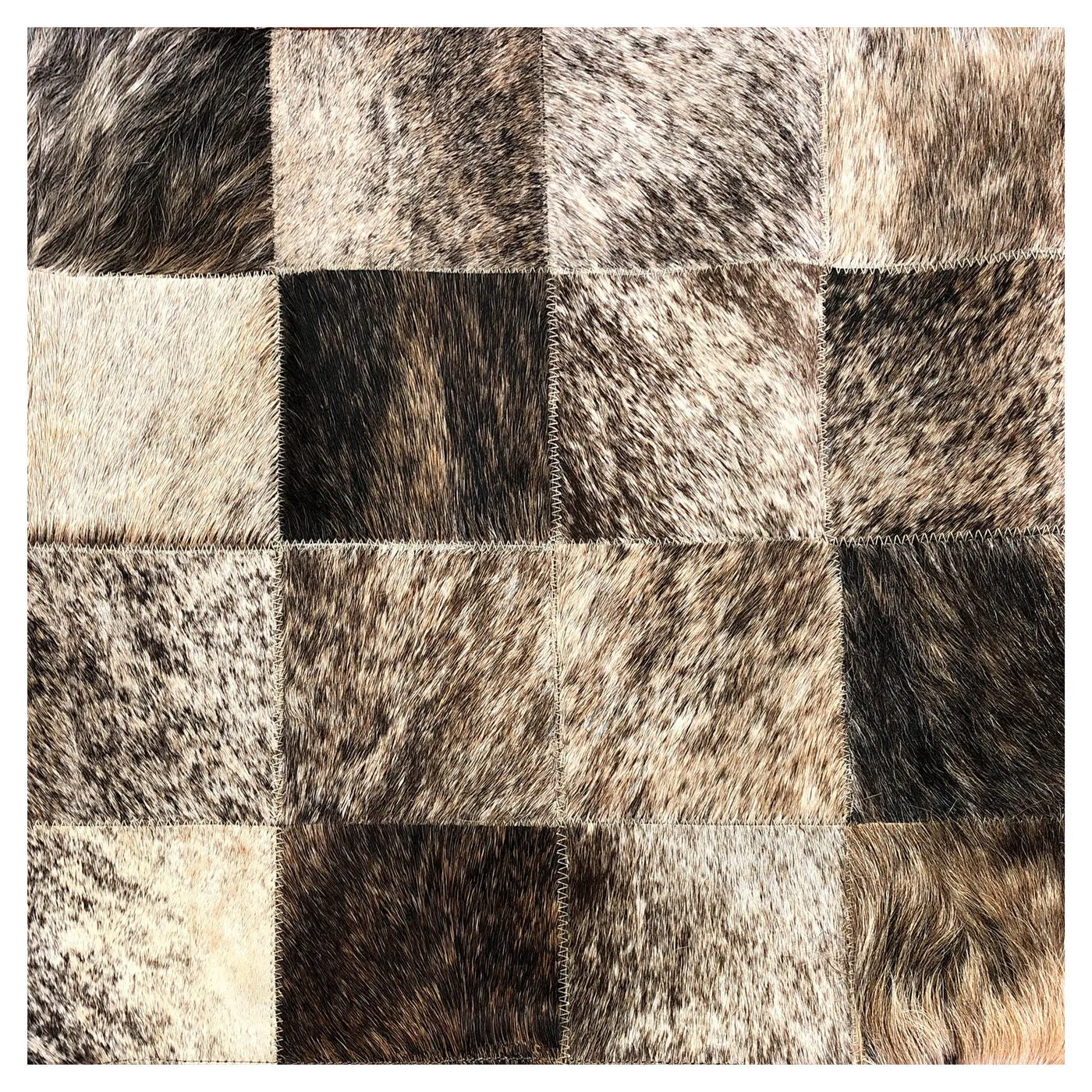 Genuine Cowhide Pillow 16"x16"
