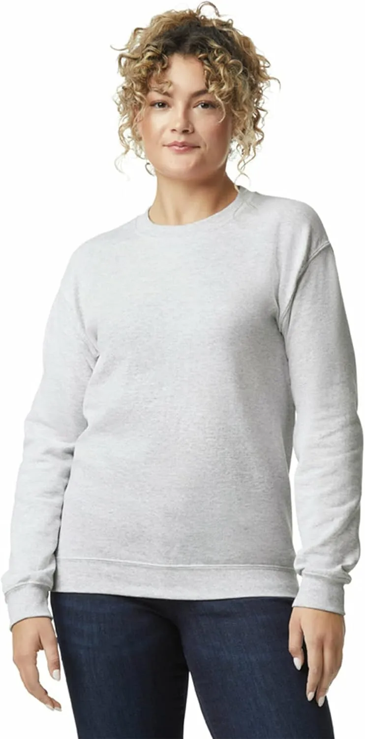Gildan Unisex Adult Fleece Crewneck Sweatshirt, Style G18000, Multipack