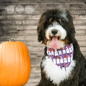 Halloween Bandanas with Dogs Name