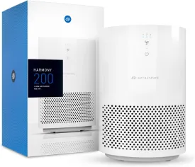HATHASPACE HSE200 Smart True HEPA Air Purifier for Home, Small Air Cleaner with Activated Carbon Filter, Removes 99.9% of Dust, Smoke, Pet Dander, Odors, VOCs, Covers Up to 200 Sq. Ft, White