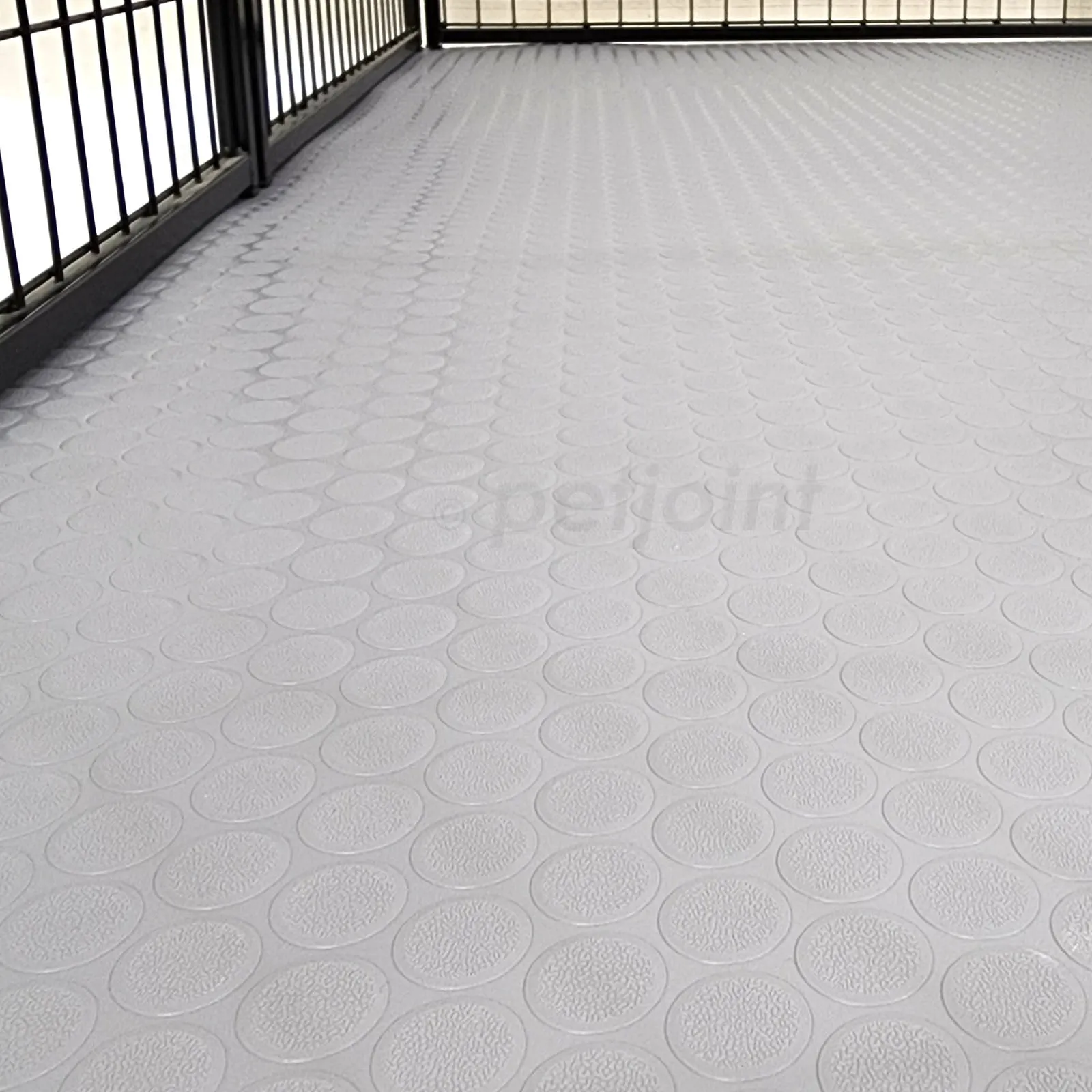 Heavyduty Pet PlayPen Plus Grey PVC Floor Mat 1.6m x 1.6m