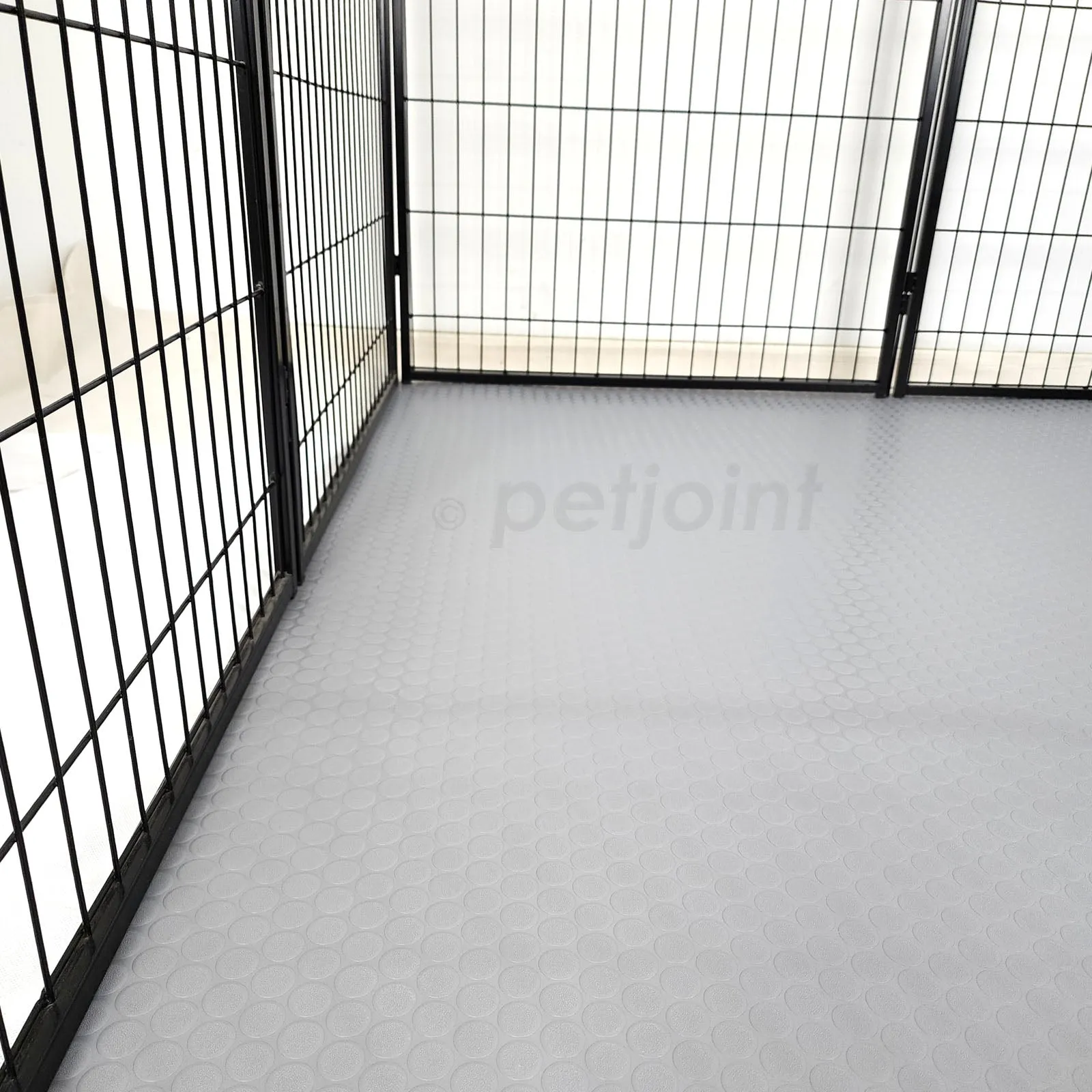 Heavyduty Pet PlayPen Plus Grey PVC Floor Mat 1.6m x 1.6m