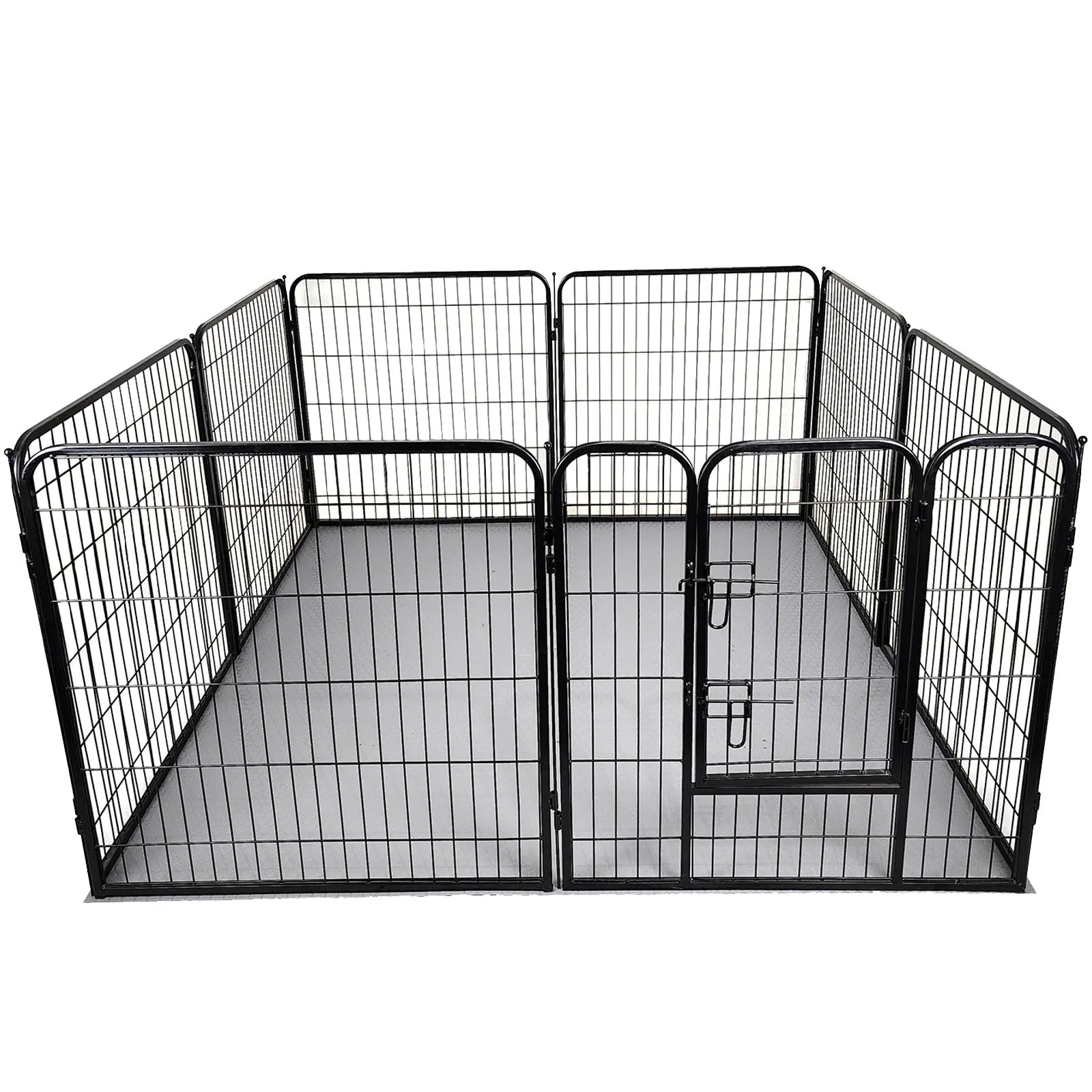 Heavyduty Pet PlayPen Plus Grey PVC Floor Mat 1.6m x 1.6m