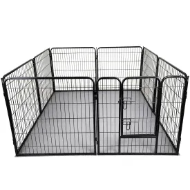 Heavyduty Pet PlayPen Plus Grey PVC Floor Mat 1.6m x 1.6m