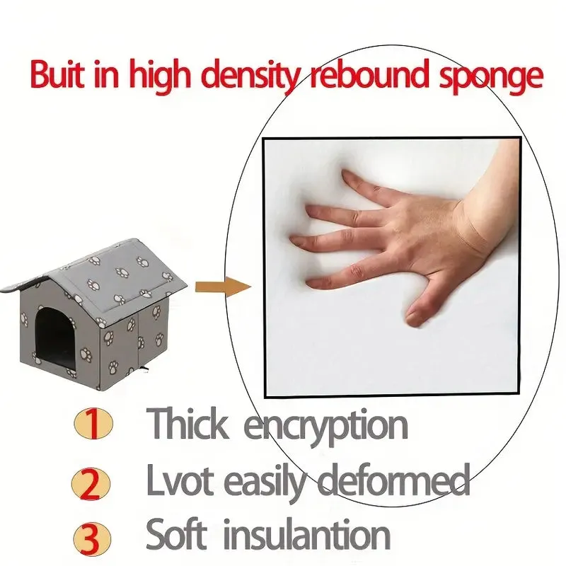Insulated Waterproof Outdoor Pet House