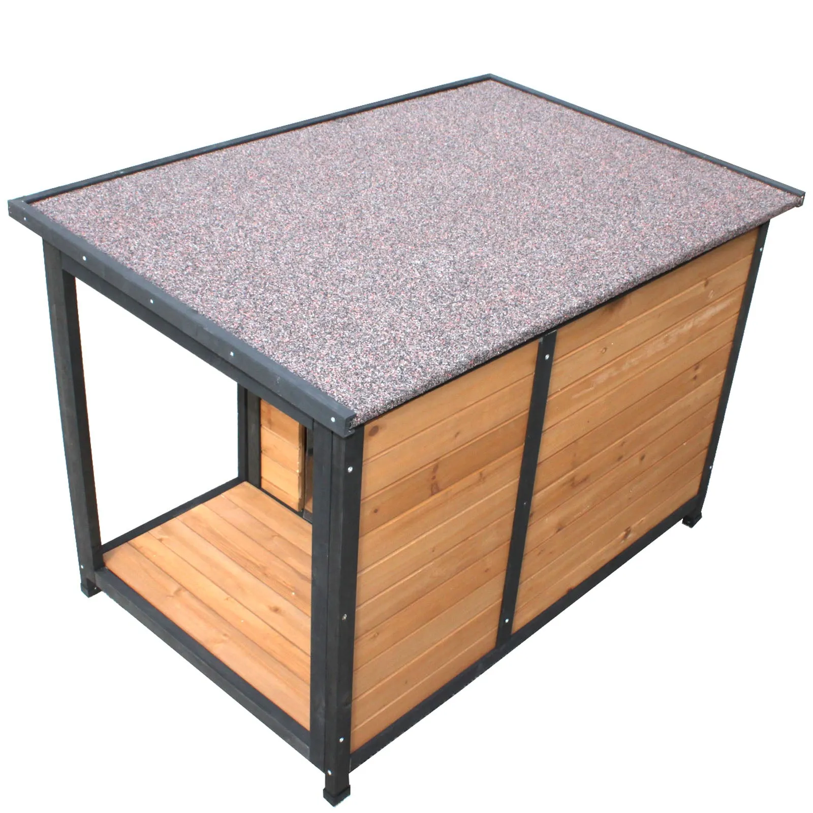 Large Pet Kennel With Balcony Veranda For Medium Dog Breeds