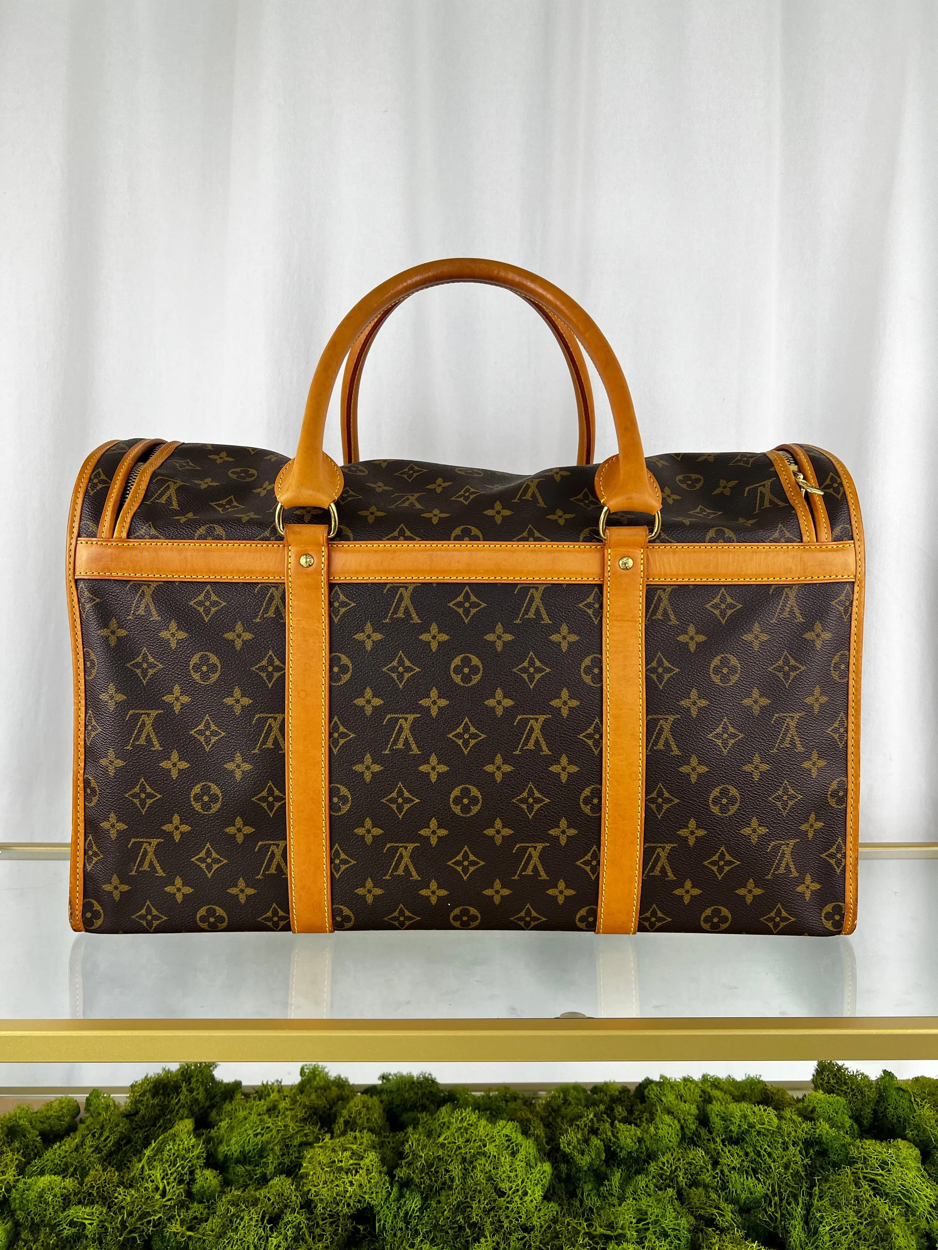 LOUIS VUITTON Monogram Dog Carrier 50