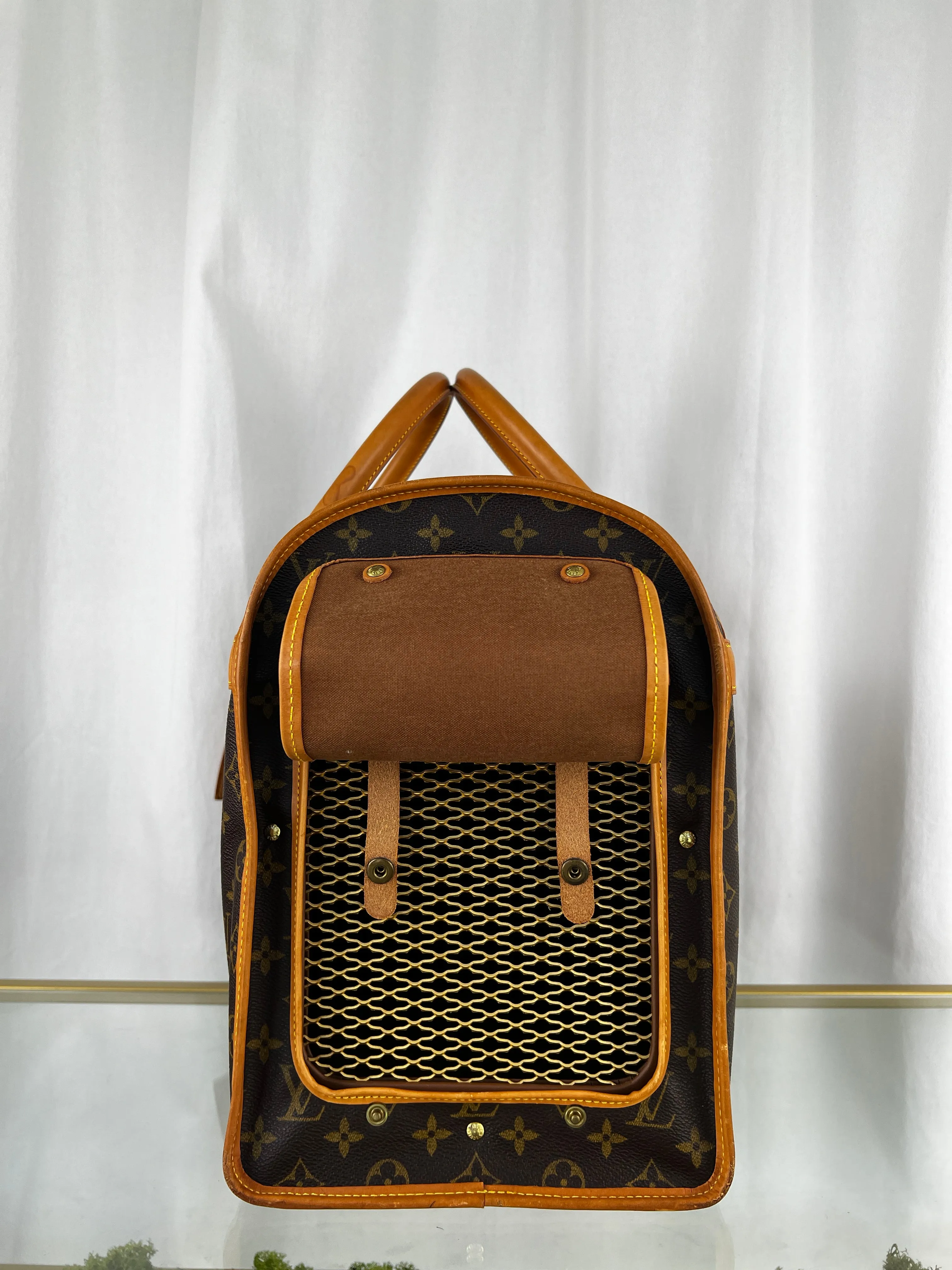 LOUIS VUITTON Monogram Dog Carrier 50