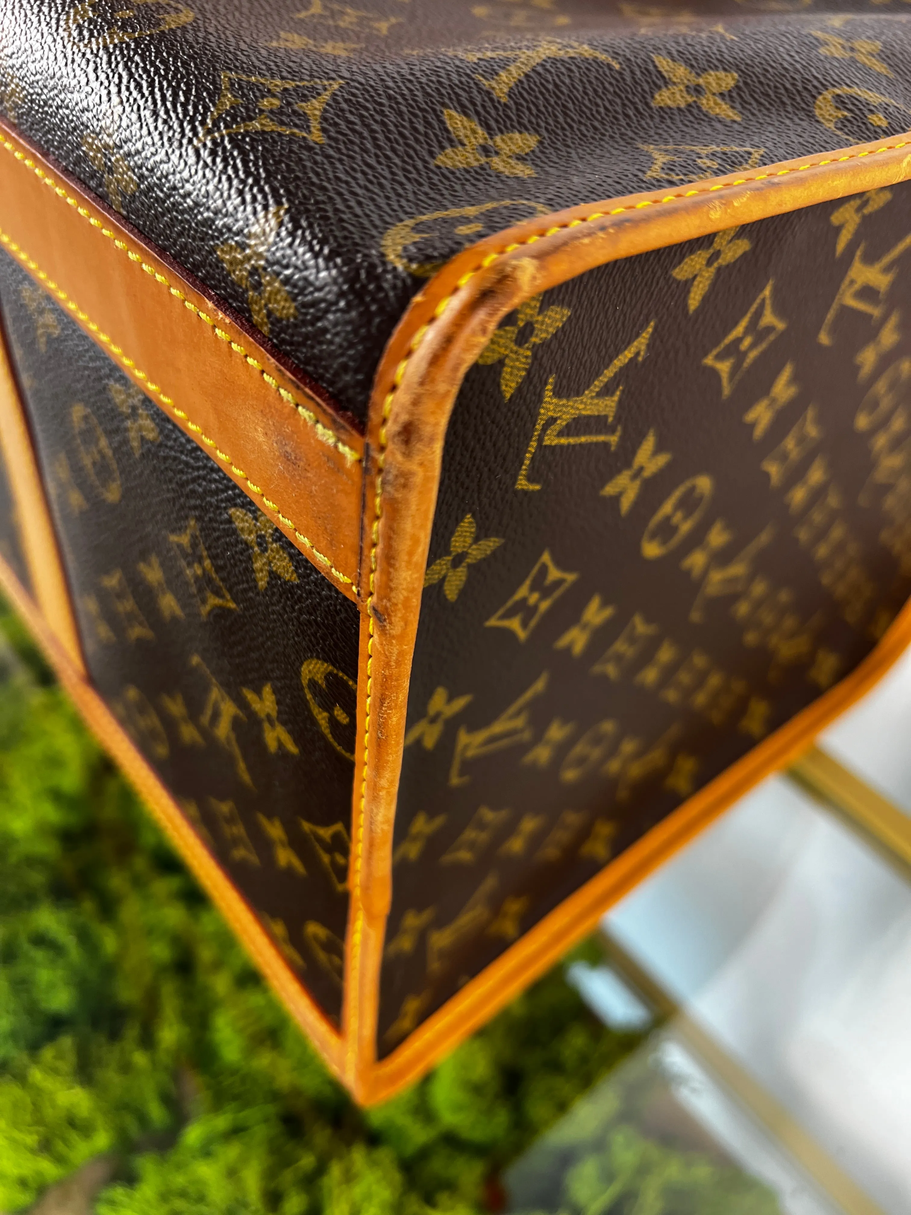 LOUIS VUITTON Monogram Dog Carrier 50