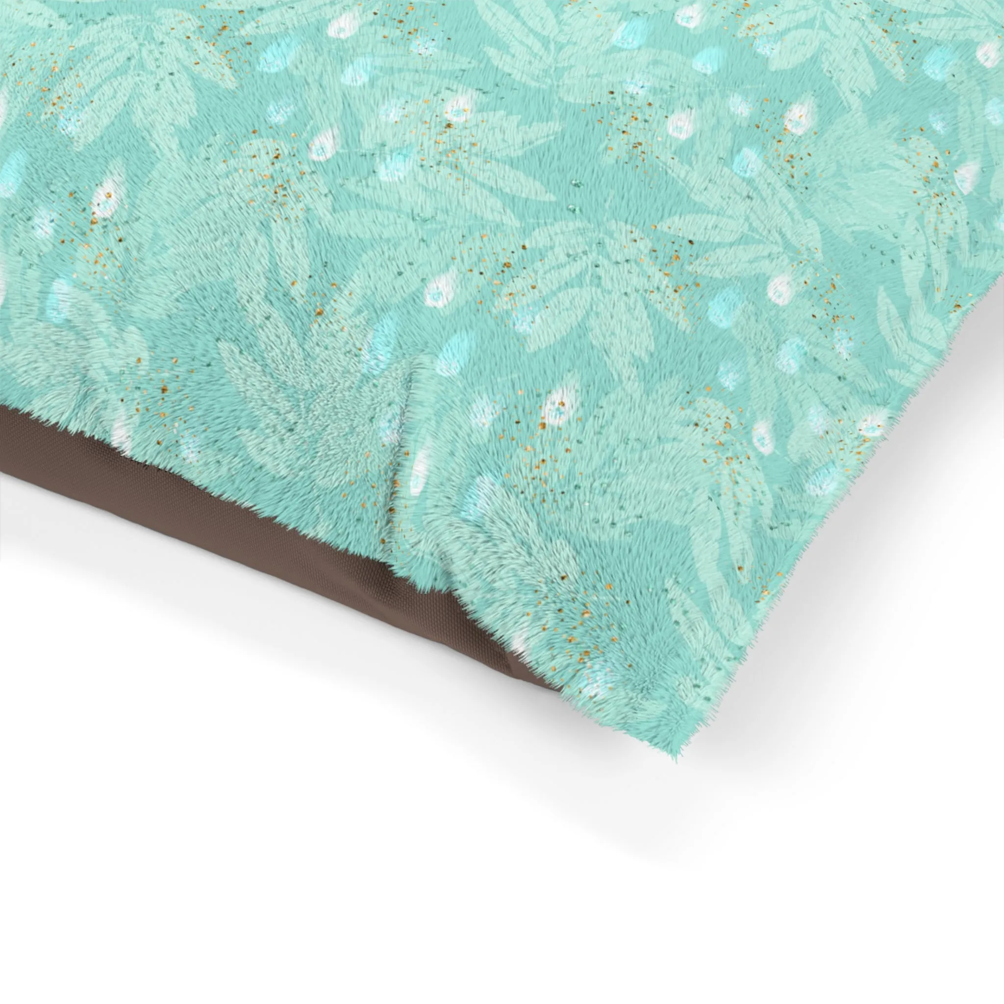 Luxury Pet Bed, feather soft fleece, Australian Eucalyptus