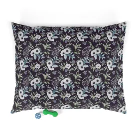 Luxury Pet Bed, feather soft fleece, Scottish Floral