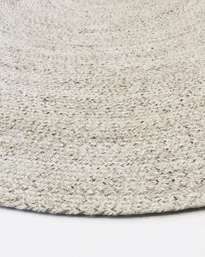 Mornington outdoor round rug sand