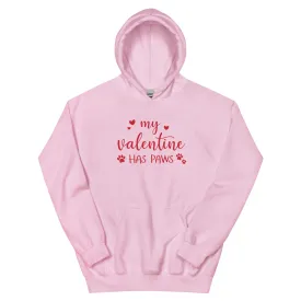 My Valentine Has Paws Hoodie